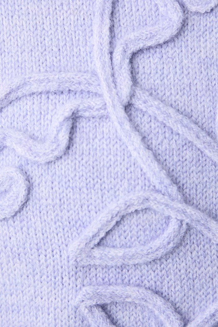 Sweter damski z dodatkiem wełny Morgan fioletowy MPURPLE