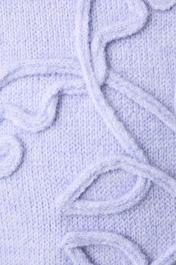Sweter damski z dodatkiem wełny Morgan fioletowy MPURPLE