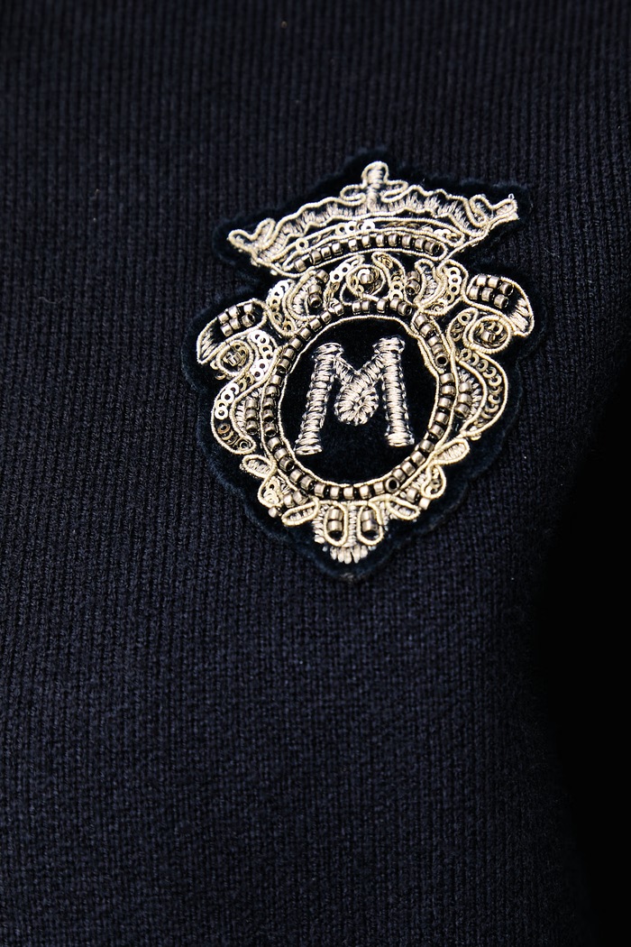 Kardigan damski z wiskozą Morgan granatowy MTEDDY