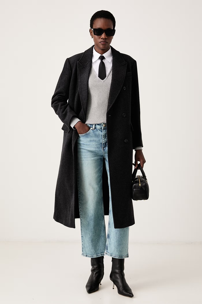 Morgan Sweter damski MCRAVAT szary AW26