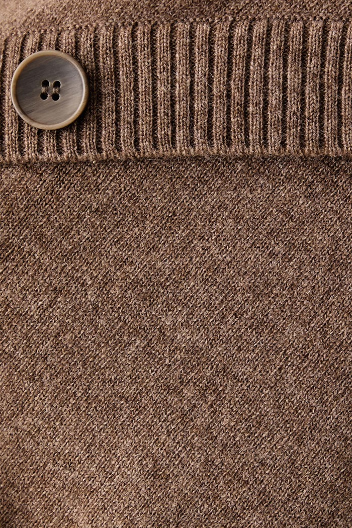Sweter damski wełniany Seventy Venezia brązowy PM0176.900331