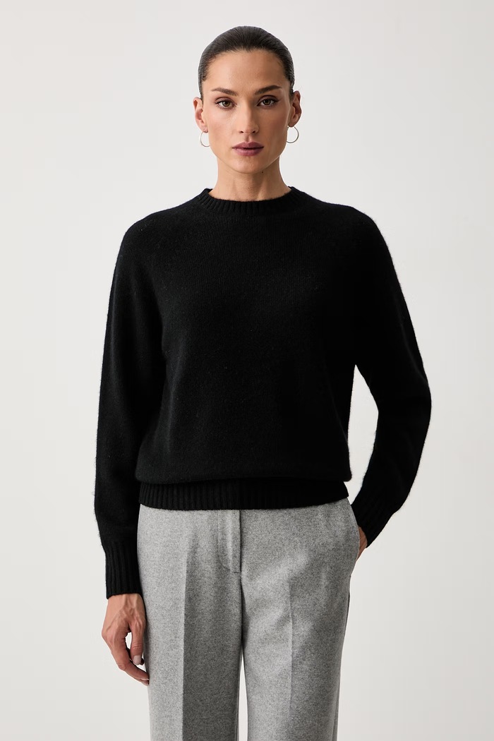 Seventy Venezia sweter damski kaszmirowy czarny MT4162.900357