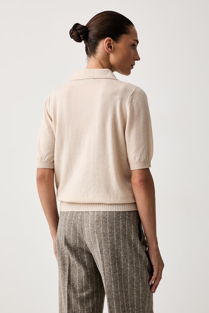 Odzież Seventy Venezia sweter damski z wełną MT4271.910805 beżowy