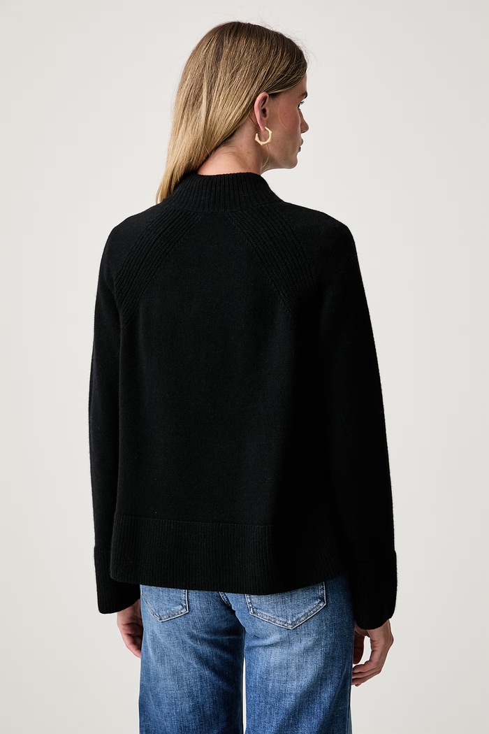 Odzież Seventy Venezia sweter damski wełniany MT4225.900331 czarny