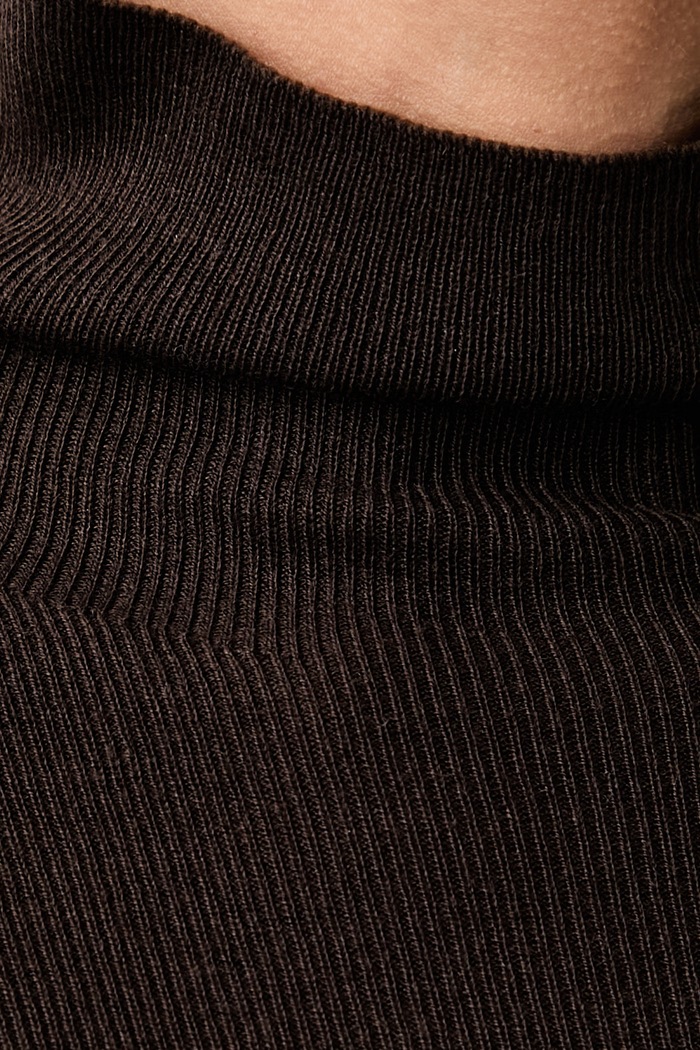 Seventy Venezia sweter damski z dodatkiem wełny MT4154.990377 brązowy
