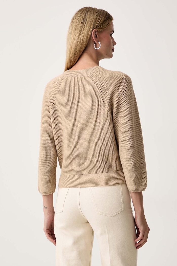 Odzież Seventy Venezia Sweter damski wełniany MT4212.900331 beżowy