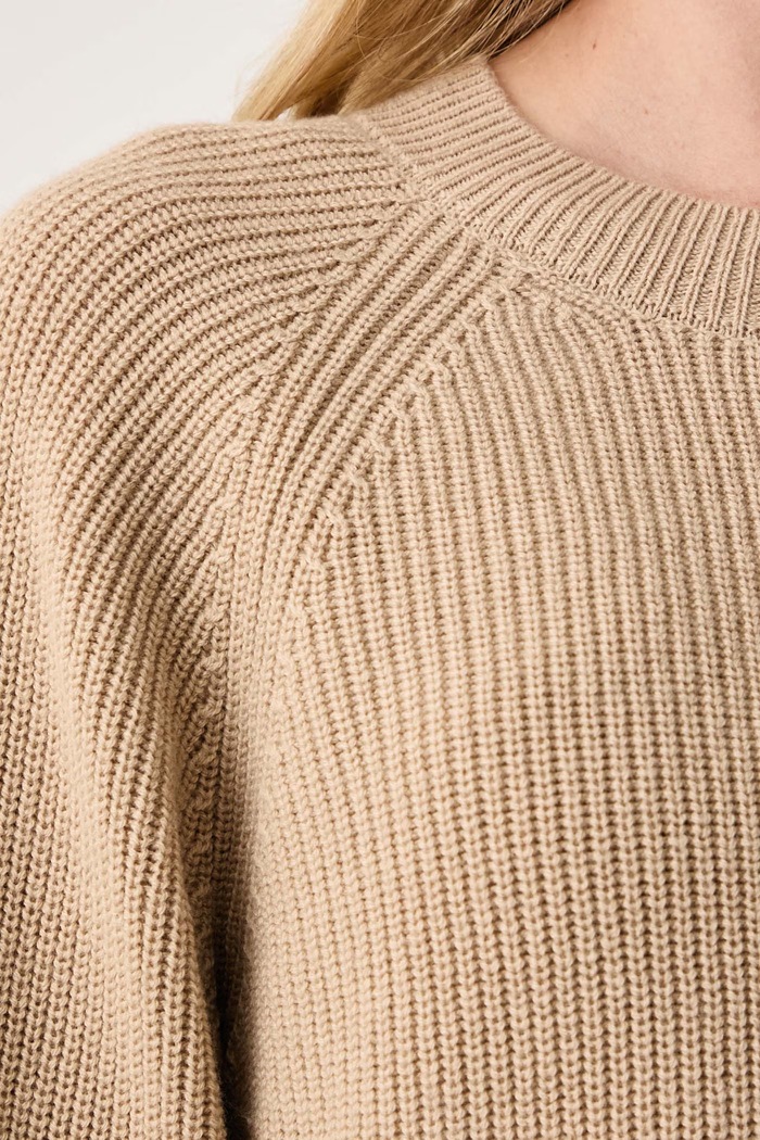 Sweter damski wełniany Seventy Venezia beżowy MT4212.900331