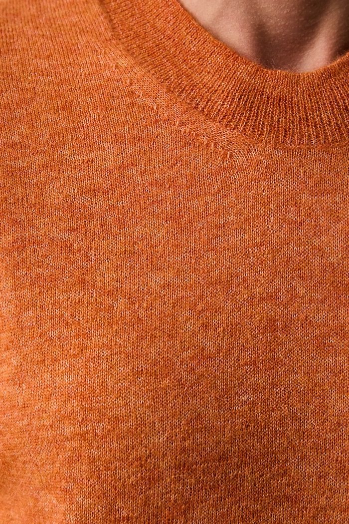 Seventy Venezia sweter damski z wełną MT4276.910808 pomarańczowy