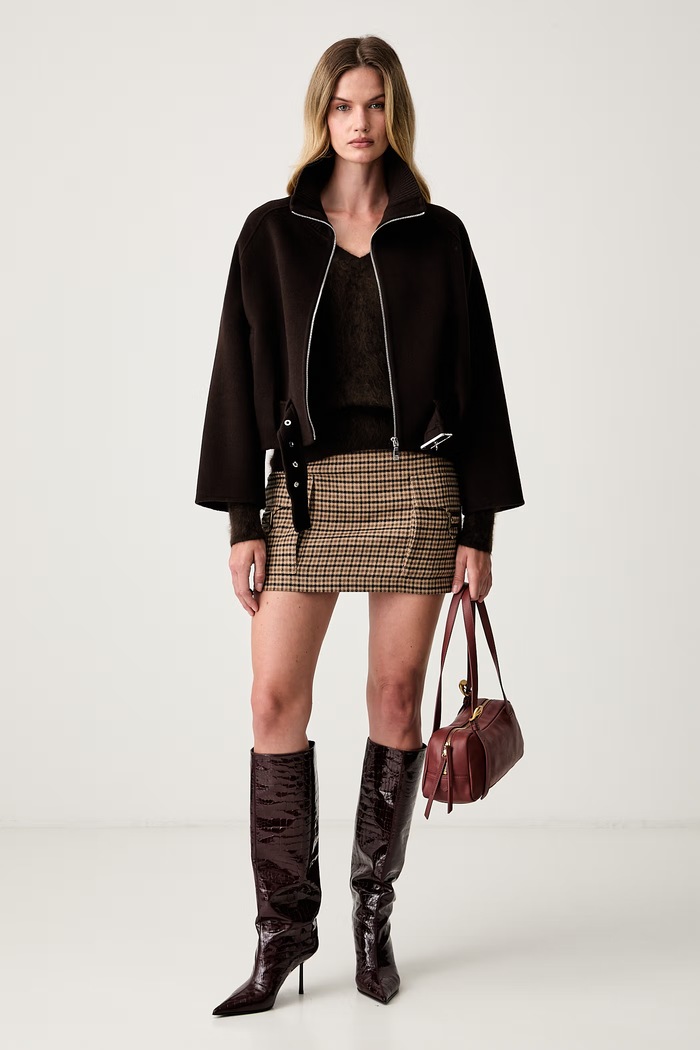 Seventy Venezia sweter damski kaszmirowy MT4236.900356 brązowy AW26