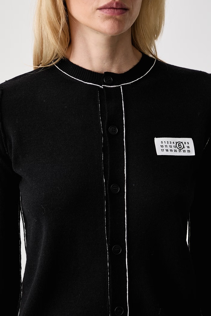 MM6 Maison Margiela kardigan damski z wełną S52HP0044.M13037