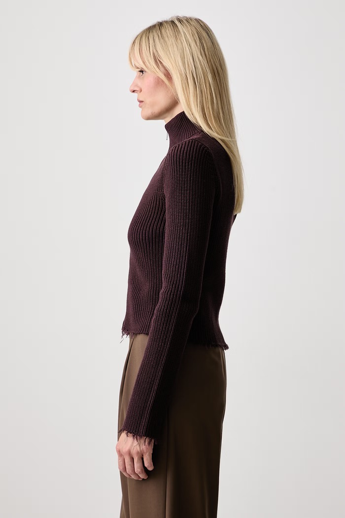 MM6 Maison Margiela sveter na gombíky dámsky bavlnený hnedá S52AM0309.M13039