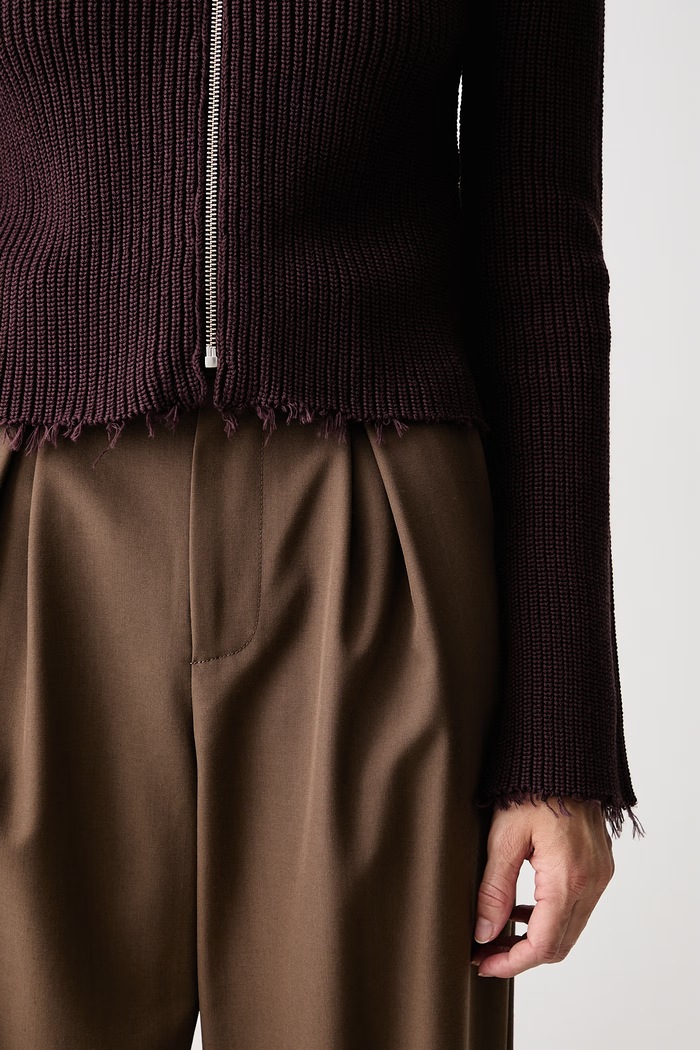 MM6 Maison Margiela sweter rozpinany damski bawełniany S52AM0309.M13039