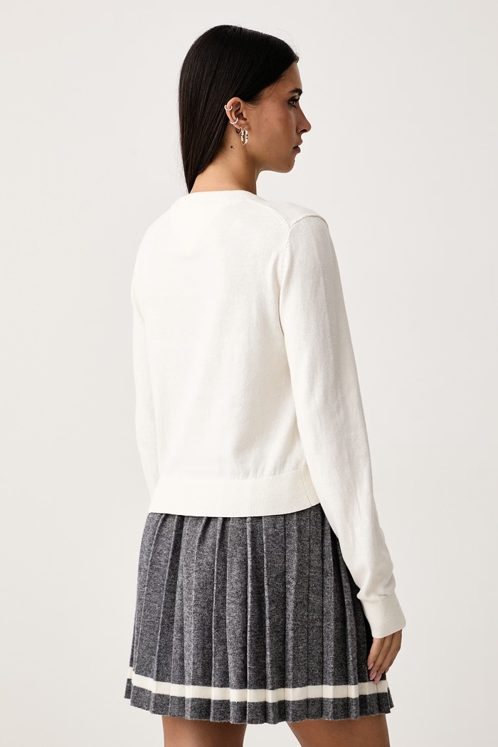 Odzież Tommy Jeans Sweter damski z dodatkiem wełny DW0DW23356 beżowy