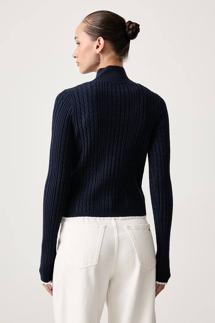 Tommy Jeans Kardigan damski DW0DW23355 granatowy AW26