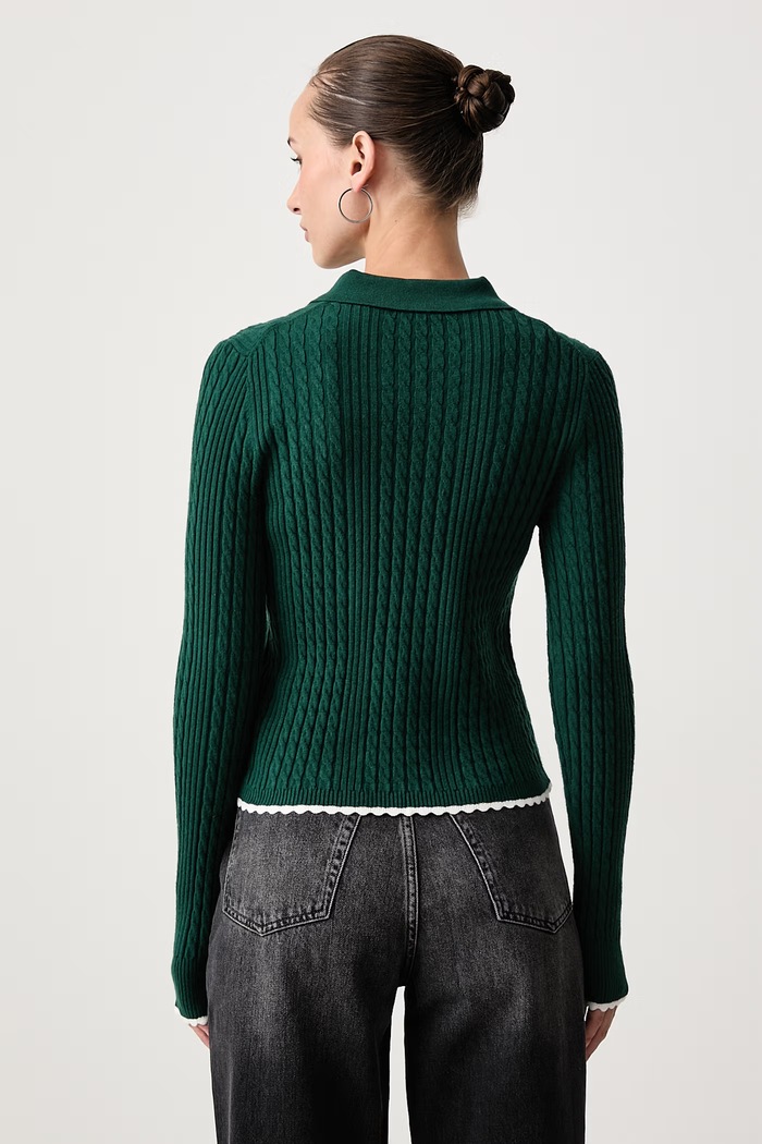 Odzież Tommy Jeans Sweter damski DW0DW23354 zielony