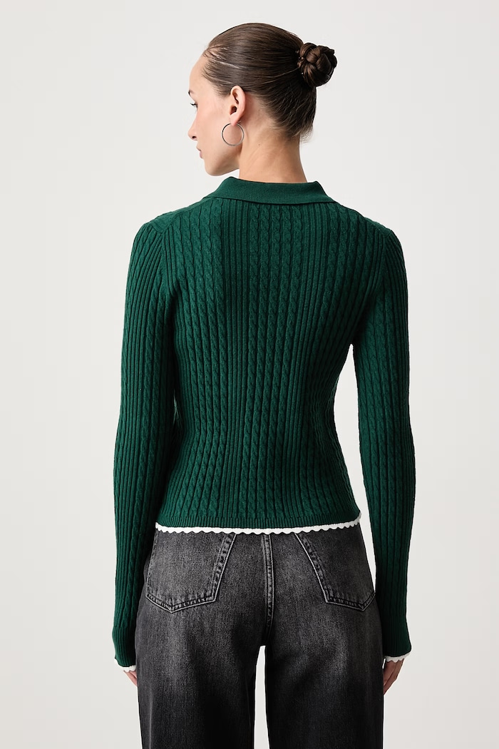 Odzież Tommy Jeans Sweter damski DW0DW23354 zielony