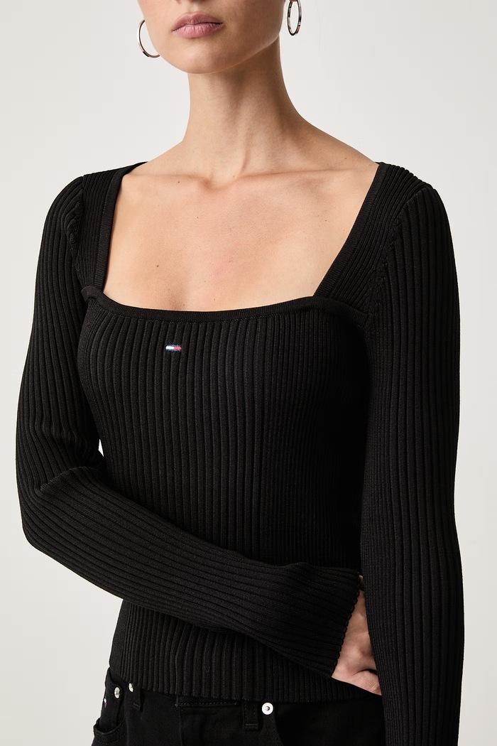Pulover za žene Tommy Jeans DW0DW23544 crna