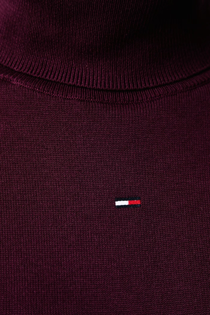 Dolčevita ženska pamučna Tommy Jeans bordo DW0DW23361