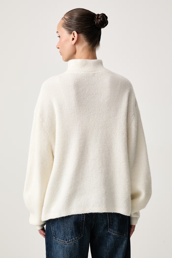 Odzież Tommy Jeans Sweter damski z wełną DW0DW23349 beżowy