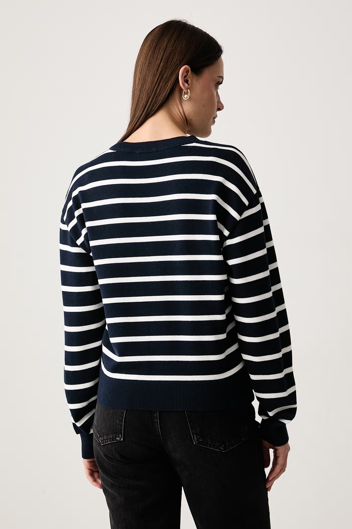 Oblečení Tommy Hilfiger Svetr dámský bavlněný WW0WW51584 námořnická modř