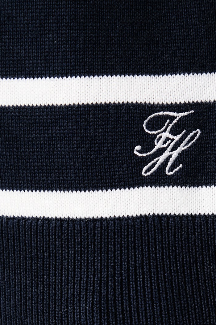 Kardigan za žene od pamuka Tommy Hilfiger mornarsko plava WW0WW51583