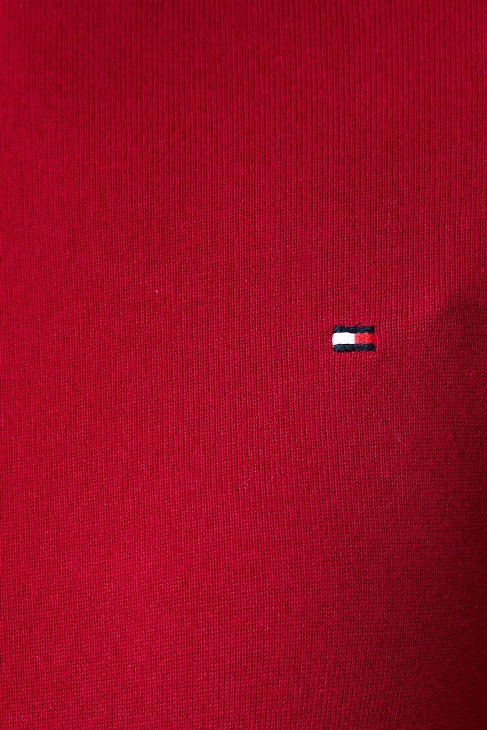 Poludolčevita ženska s pamukom Tommy Hilfiger crvena WW0WW51383