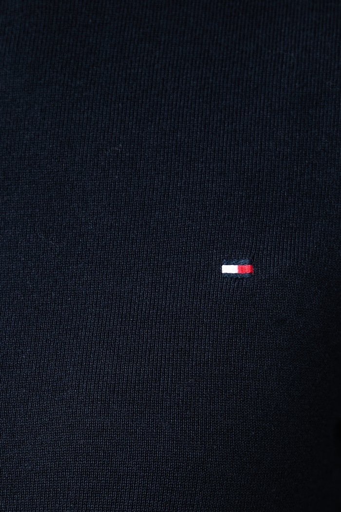 Poludolčevita ženska s pamukom Tommy Hilfiger mornarsko plava WW0WW51383
