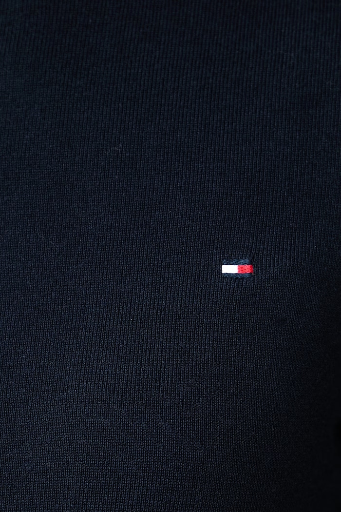 Półgolf damski z bawełną Tommy Hilfiger granatowy WW0WW51383