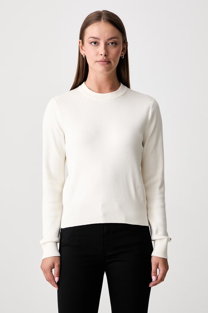 Tommy Hilfiger sweter damski bawełniany beżowy WW0WW52298