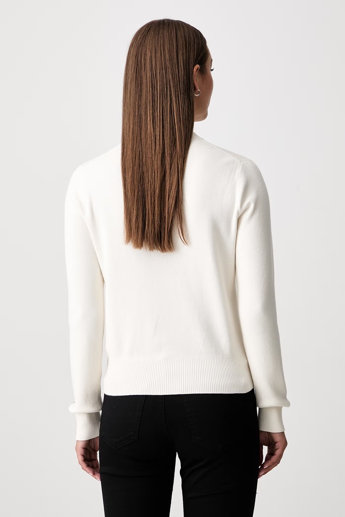 Odzież Tommy Hilfiger sweter damski bawełniany WW0WW52298 beżowy