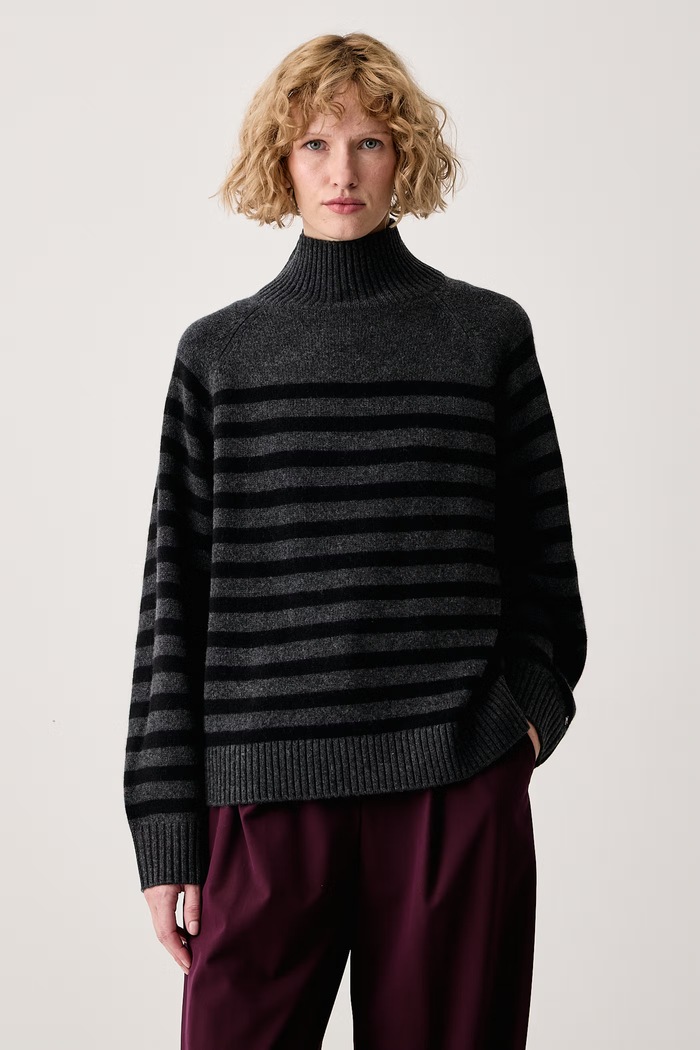 Tommy Hilfiger Pulover ženski volnen siva WW0WW52228