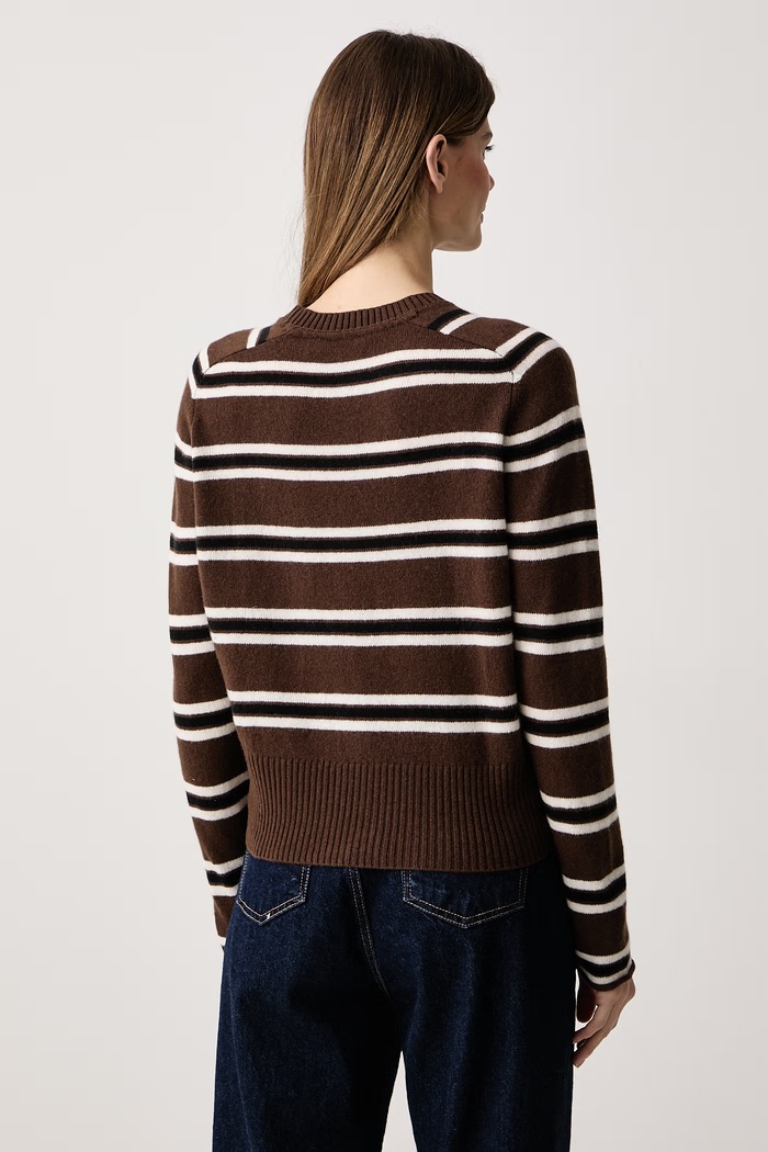 Odzież Tommy Hilfiger Sweter damski wełniany WW0WW51432 brązowy