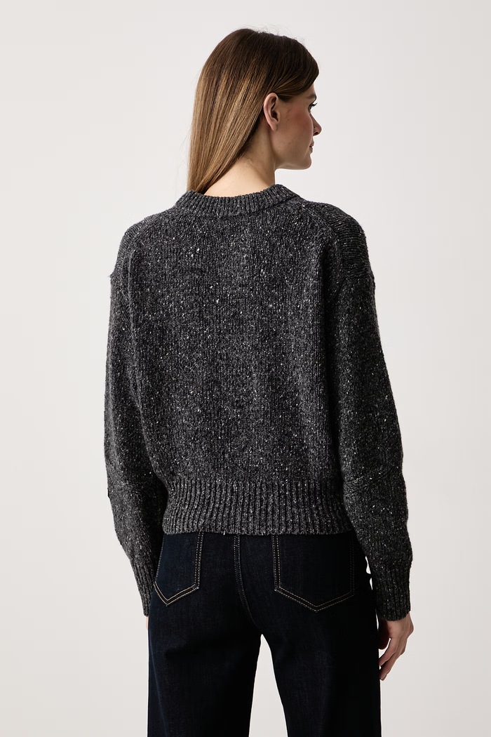 Ρούχα Calvin Klein Jeans Πουλόβερ γυναικείο με μαλλί LV047H332G γκρί