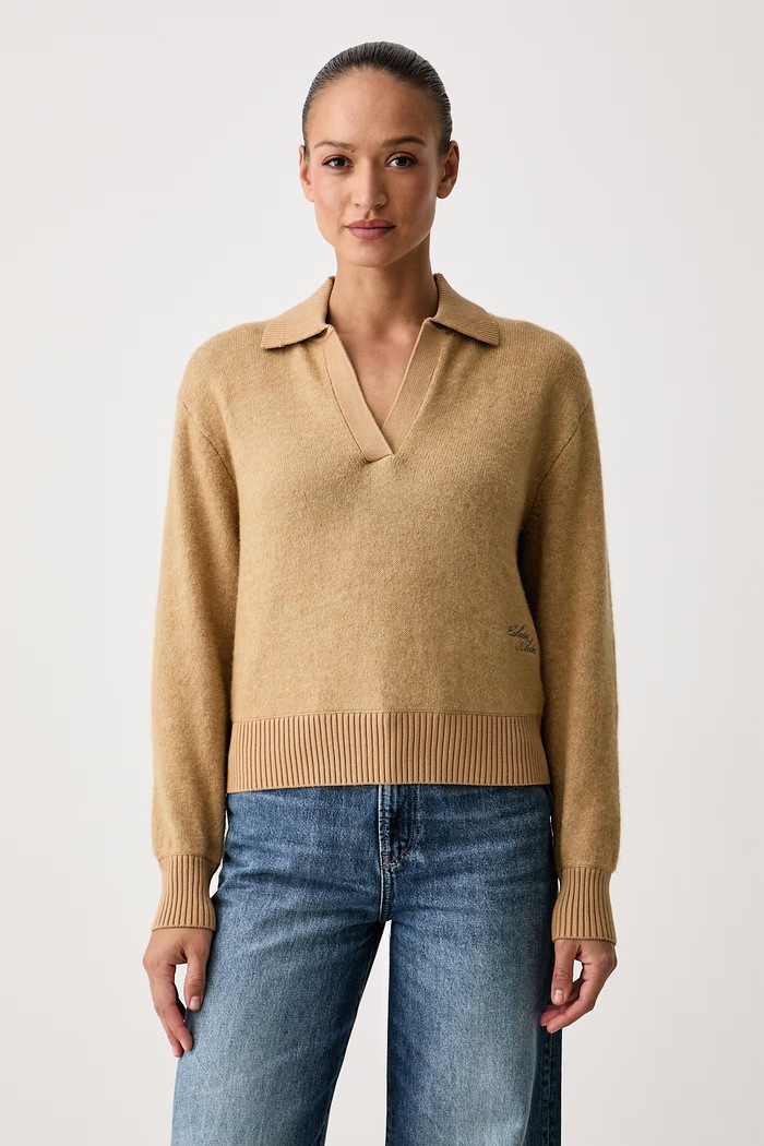Calvin Klein Jeans Maglione da donna con misto lana marrone LV047H302G