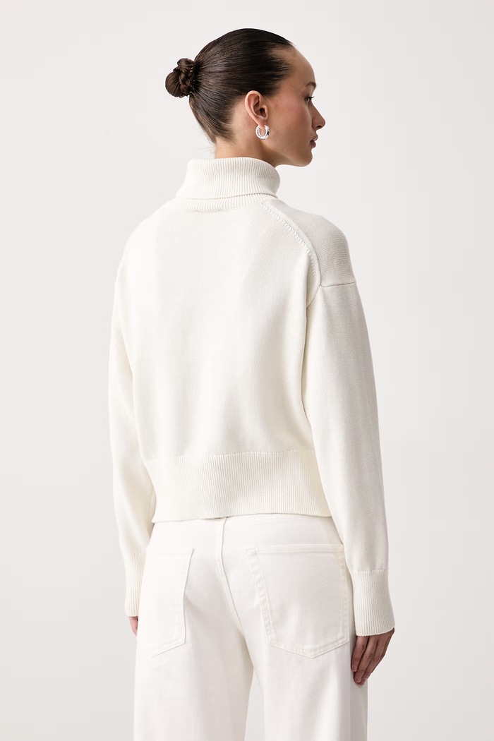 Odzież Calvin Klein Jeans Golf damski bawełniany LV047H329G beżowy