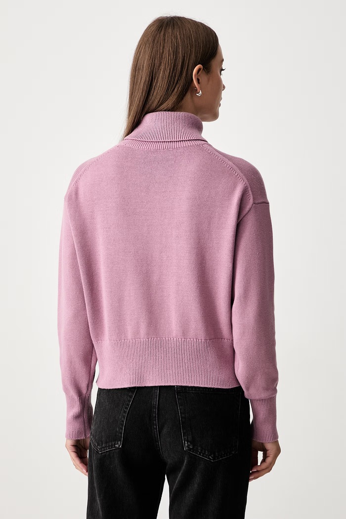 Oblečení Calvin Klein Jeans rolák dámský bavlněný LV047H329G růžová