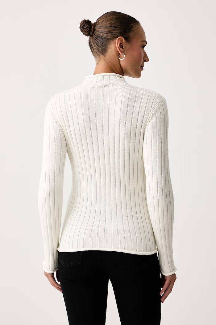 Calvin Klein Jeans Sweter damski bawełniany LV047H304G beżowy AW26