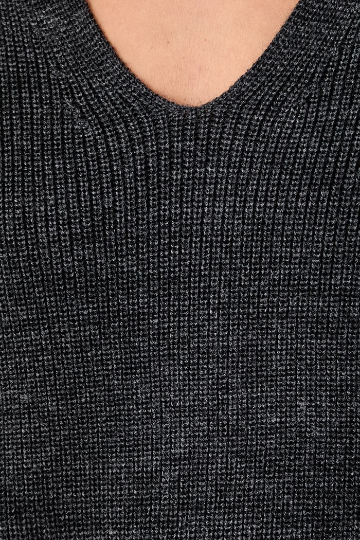 Pulover za žene s vunom Calvin Klein siva LV044H371G