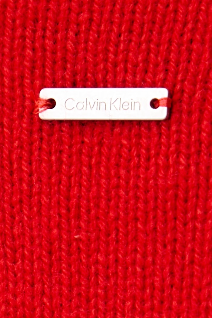 Πουλόβερ γυναικείο μάλλινο Calvin Klein κόκκινο LV044H325G