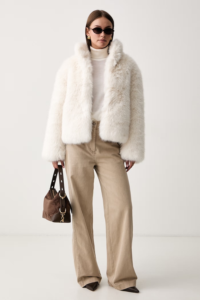 Armani Exchange golf damski wełniany XW001440.AF11896 beżowy AW26