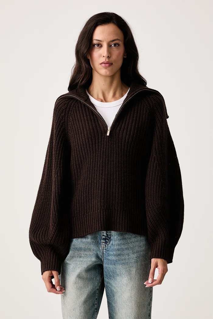 Armani Exchange Sveter dámsky s vlnou hnedá XW002889.AF16604