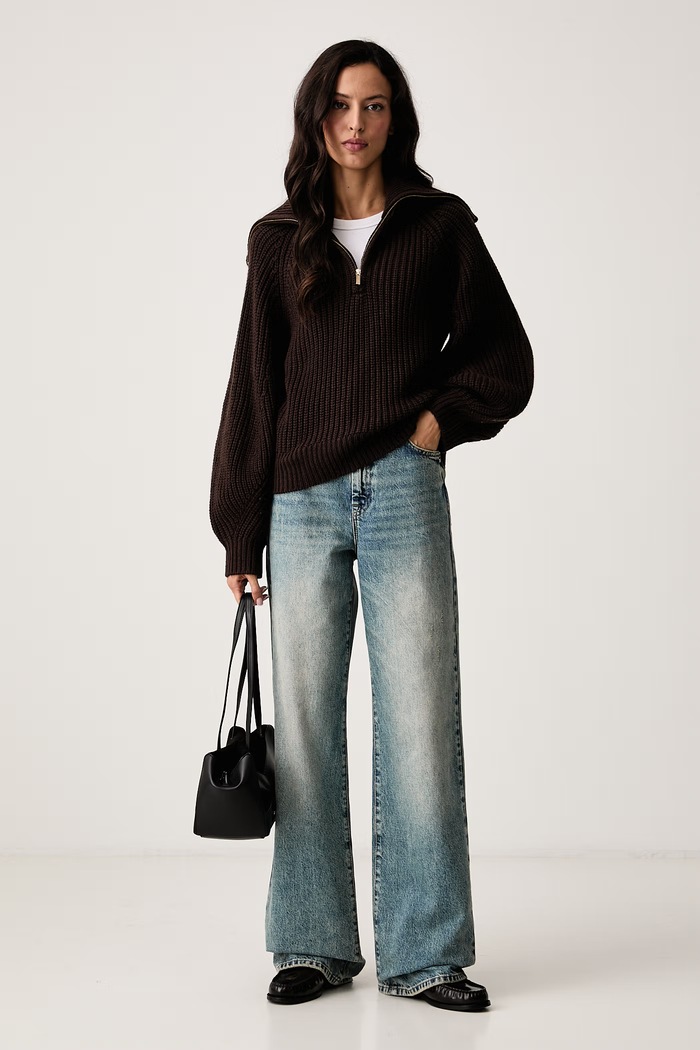 Armani Exchange Sveter dámsky s vlnou XW002889.AF16604 hnedá AW26