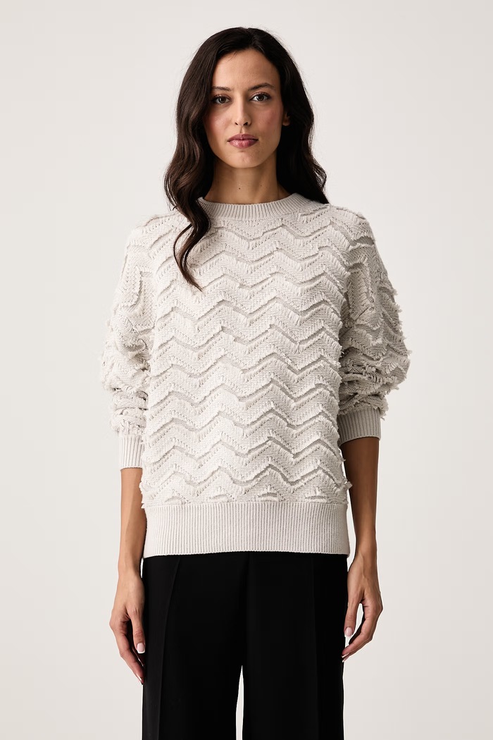 Armani Exchange Pulover za žene s vunom bež XW002888.AF25936