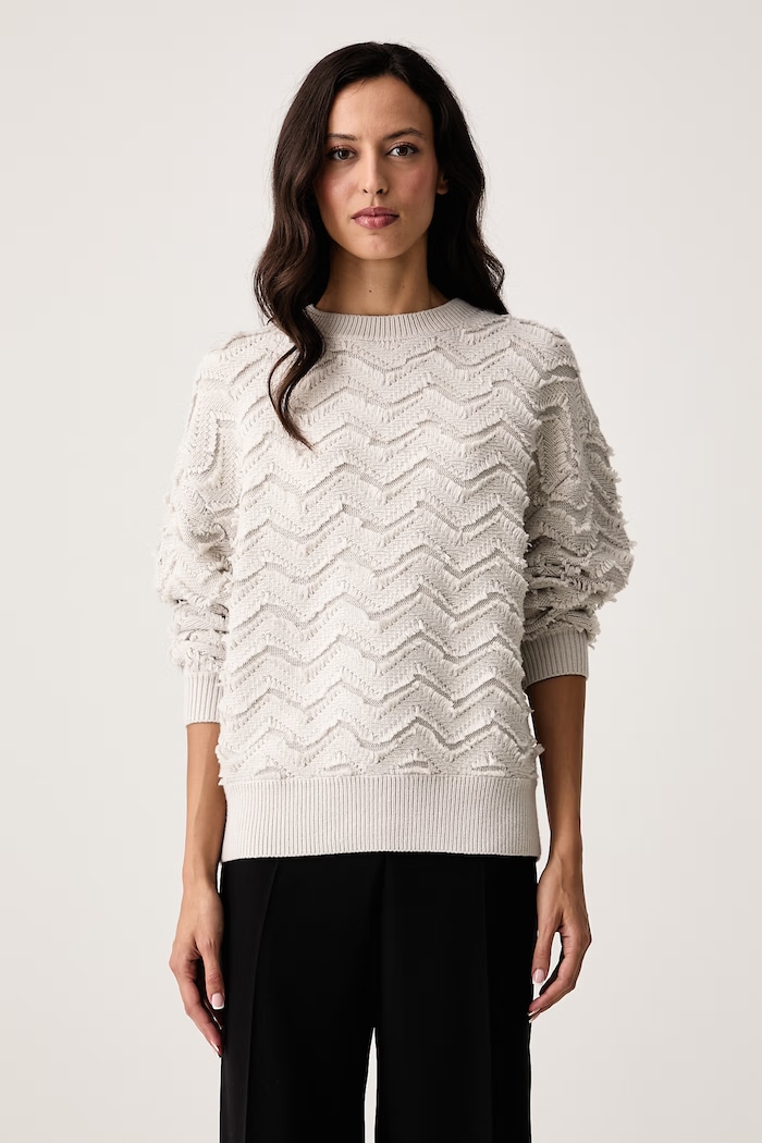 Armani Exchange Pulover za žene s vunom bež XW002888.AF25936