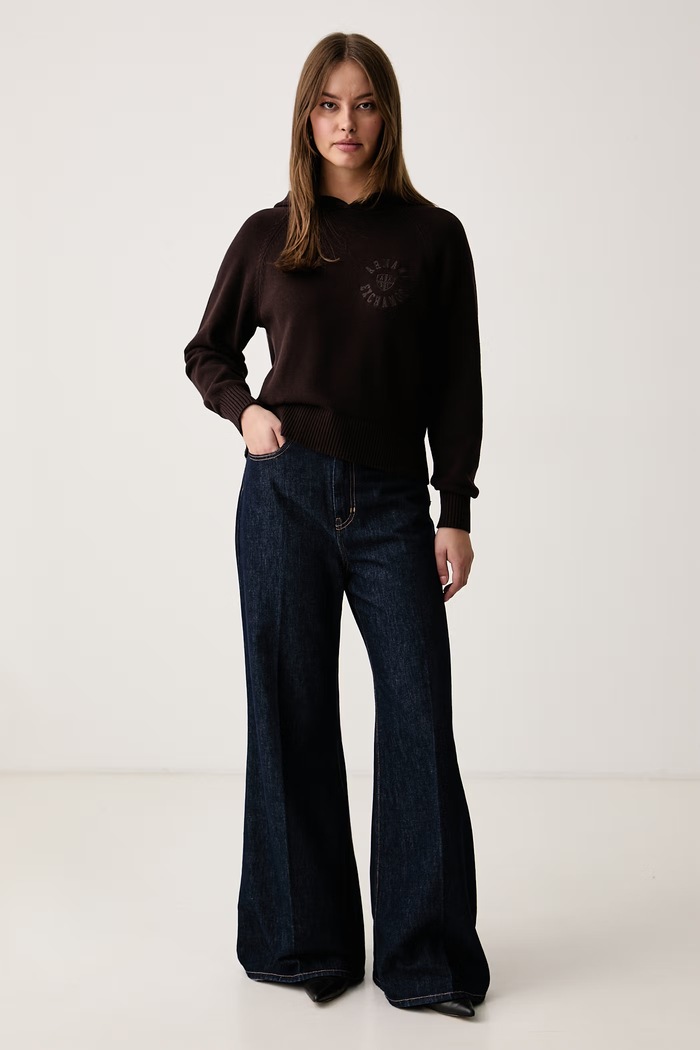 Armani Exchange Sveter dámsky bavlnený XW002879.AF16552 hnedá AW26