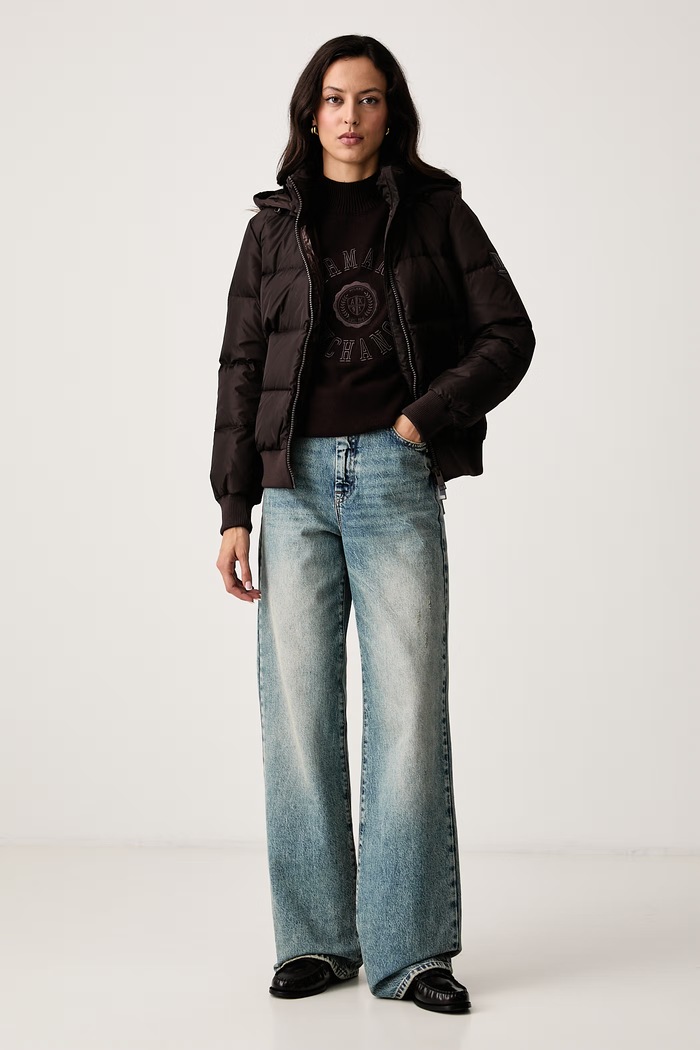 Armani Exchange Pulover ženski bombažen XW002877.AF16552 rjava AW26