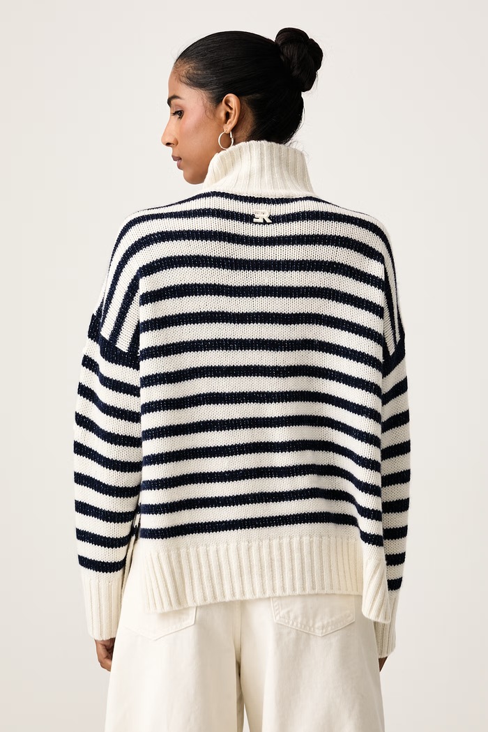 Odzież ERMANNO Firenze Sweter damski wełniany D49EM052E59 beżowy