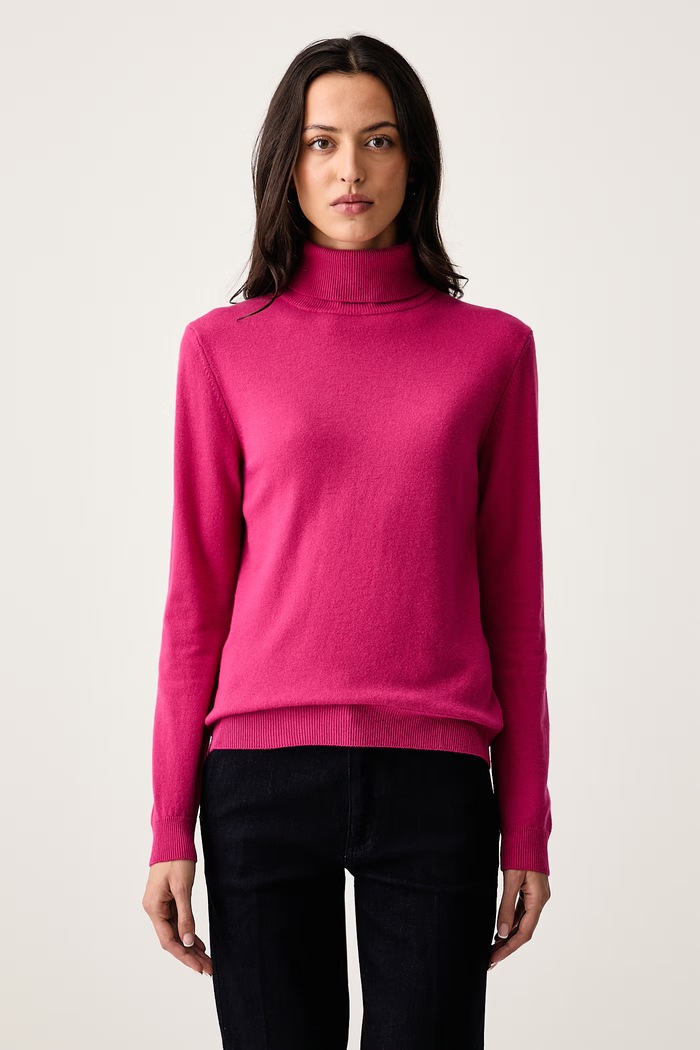 United Colors of Benetton Ζιβάγκο γυναικείο μάλλινο ροζ 1P02D2348