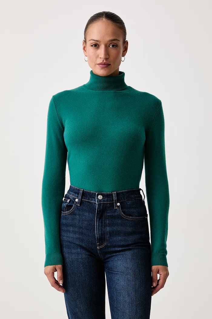United Colors of Benetton Puli ženska volnena turkizna 1P02D2348