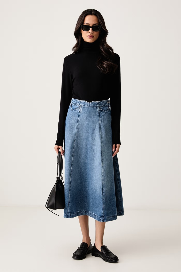 United Colors of Benetton Ζιβάγκο γυναικείο μάλλινο 1P02D2348 μαύρο AW26